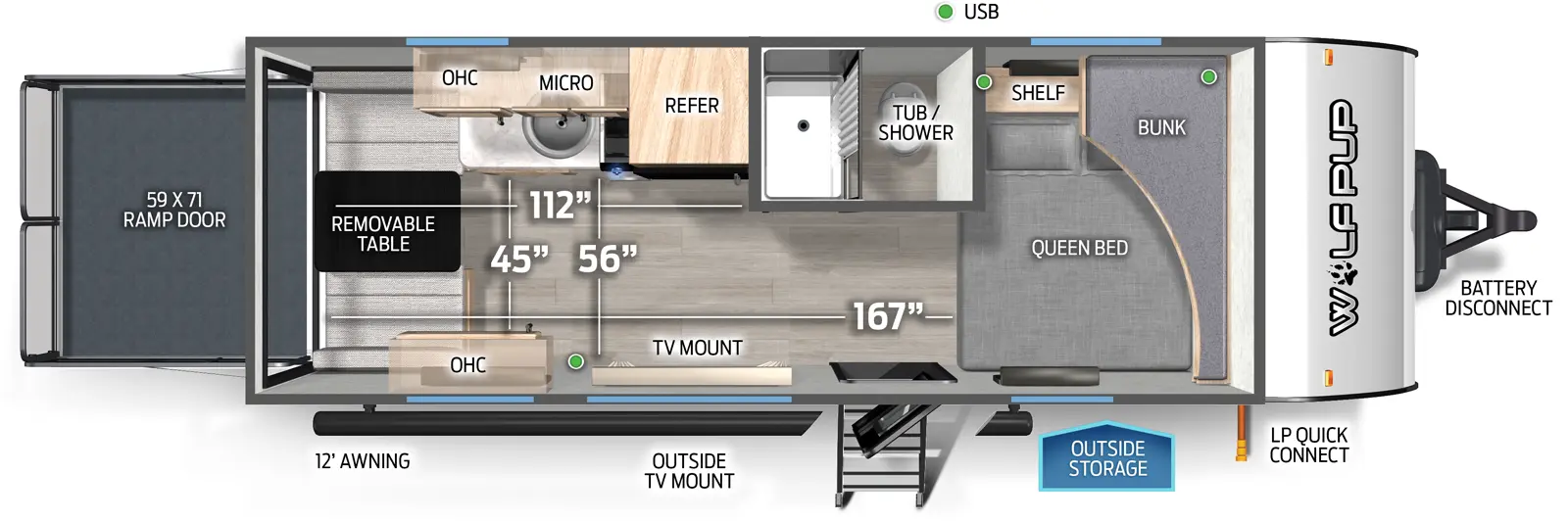 Cherokee Black Label 18RJBBL Floorplan